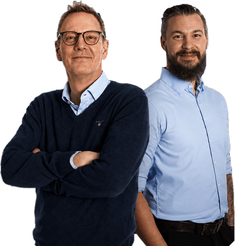 Jan Beck-Nielsen og Ragnar Dixen, byrådsmedlemmer for Liberal Alliance Silkeborg